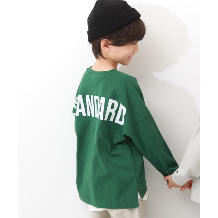 010-ロゴ-ボトルグリーン | STANDARD フットボール バックプリント | devirock