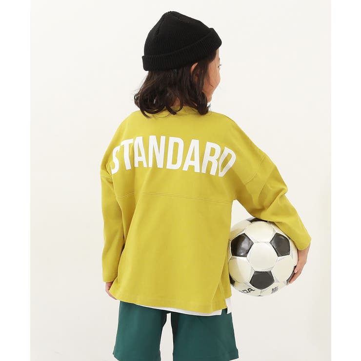 011-ロゴ-イエロー | STANDARD フットボール バックプリント | devirock