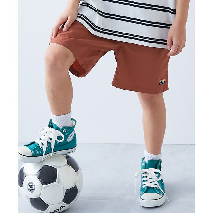 テラコッタ | 水はじく ナイロンショートパンツ 子供服 | devirock