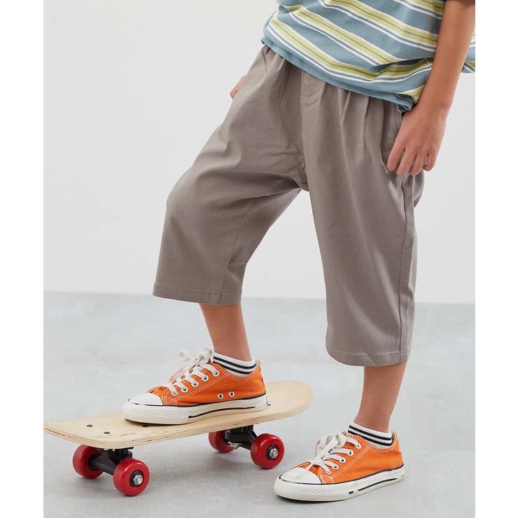 Dグレージュ | よくばりストレッチ ツイル 7分丈 | devirock