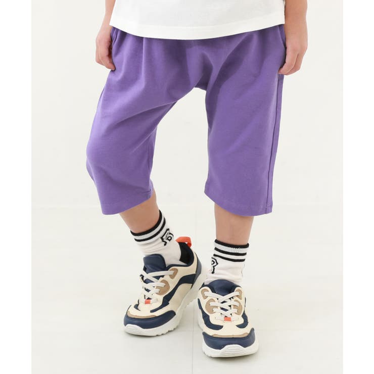 バイオレット | 7分丈 サルエルパンツ 子供服 | devirock