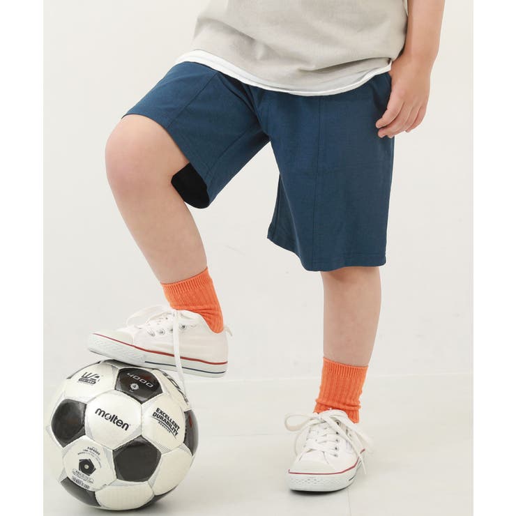 アビスブルー | 防汚 ハーフパンツ 子供服 | devirock