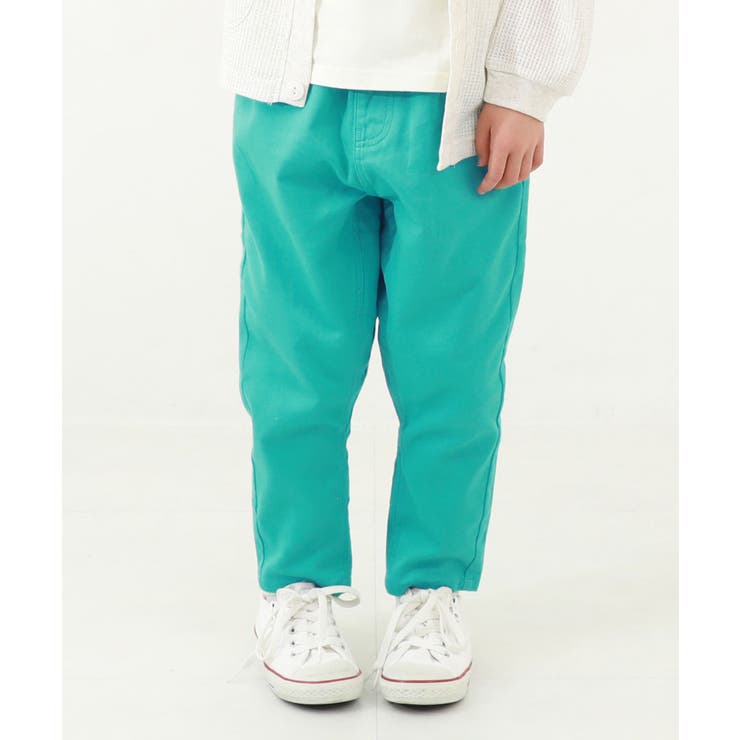 007-エメラルド | ツイル ペグトップパンツ 子供服 | devirock