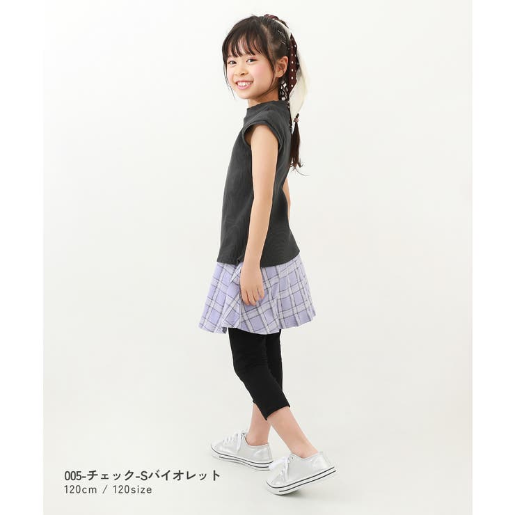 【両側ポケット付き】6分丈 総柄スカッツ 子供服 | devirock | 詳細画像9 