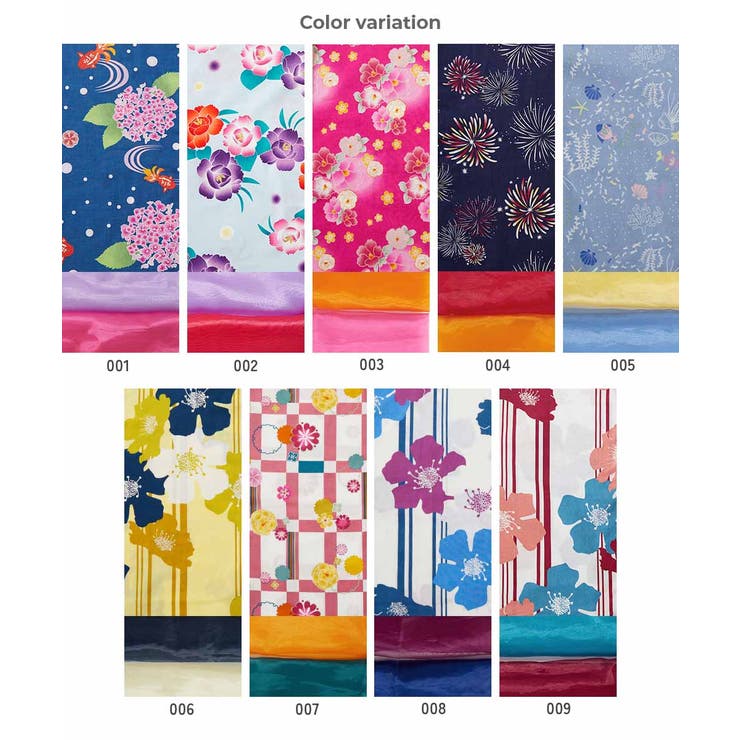 着付け簡単 シワになりにくい セパレートワンピース浴衣 | devirock | 詳細画像2 