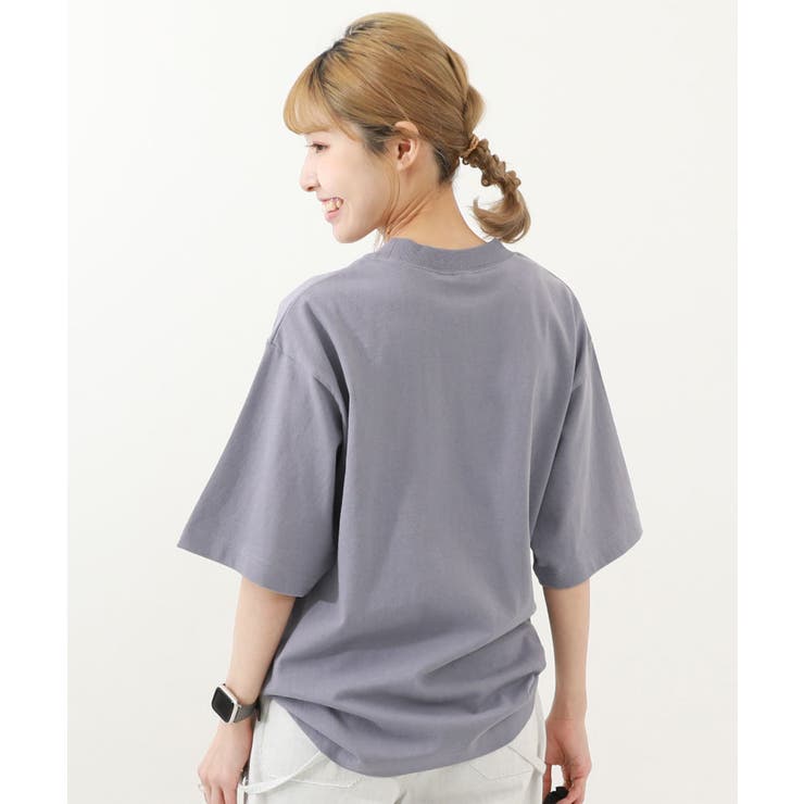 Gバイオレット | 綿100% お洗濯してもよれにくい ビッグシルエット | devirock