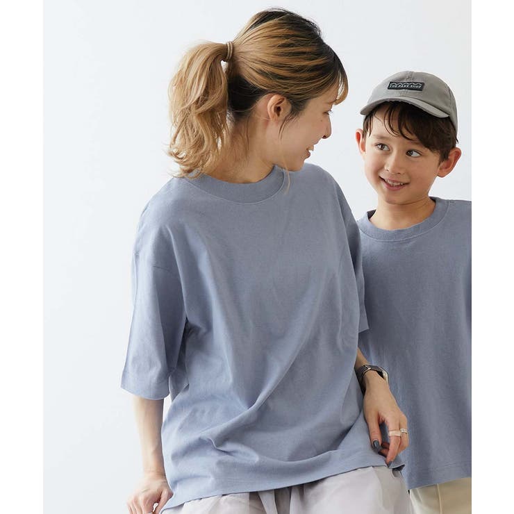 ソフトブルー | 綿100% お洗濯してもよれにくい ビッグシルエット | devirock