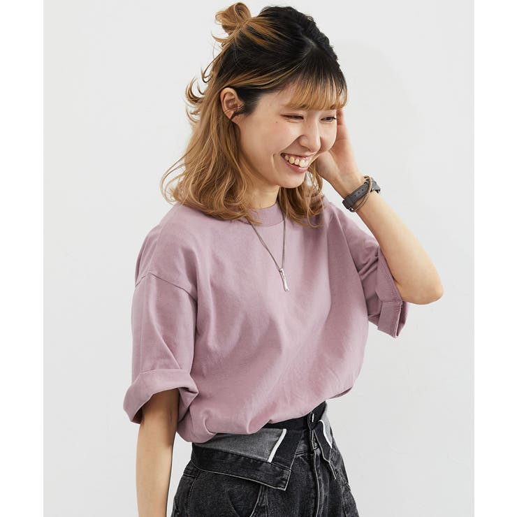 くすみピンク | 綿100% お洗濯してもよれにくい ビッグシルエット | devirock