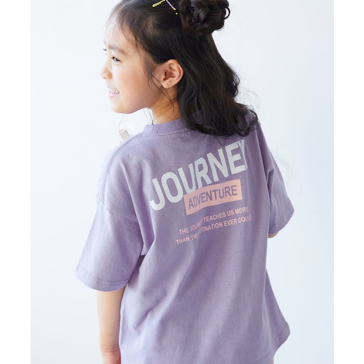 047-バックロゴ-Sバイオレット | 綿100％ デビラボ BIGシルエット | devirock