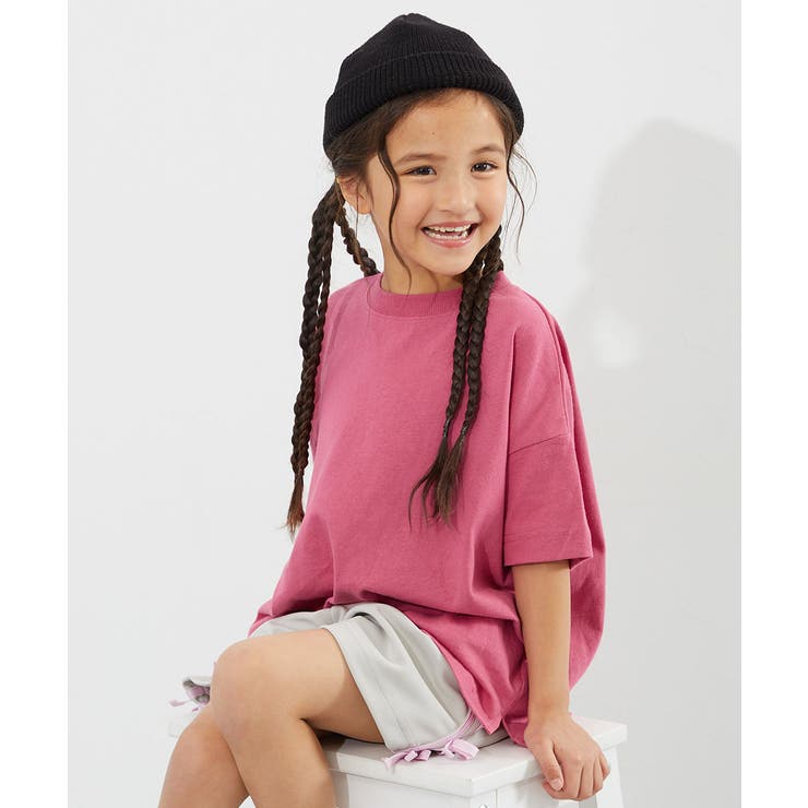 チェリーピンク | 綿100% お洗濯してもよれにくい ビッグシルエット | devirock