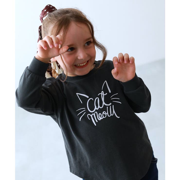 004-ネコ-スミクロ | 綿100％ デビラボ ガールズ | devirock