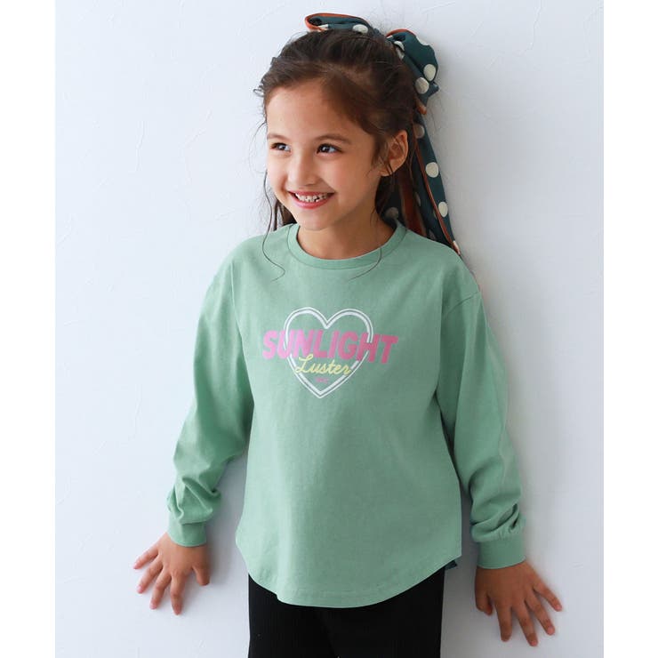 006-ハートロゴ-Sミント | 綿100％ デビラボ ガールズ | devirock