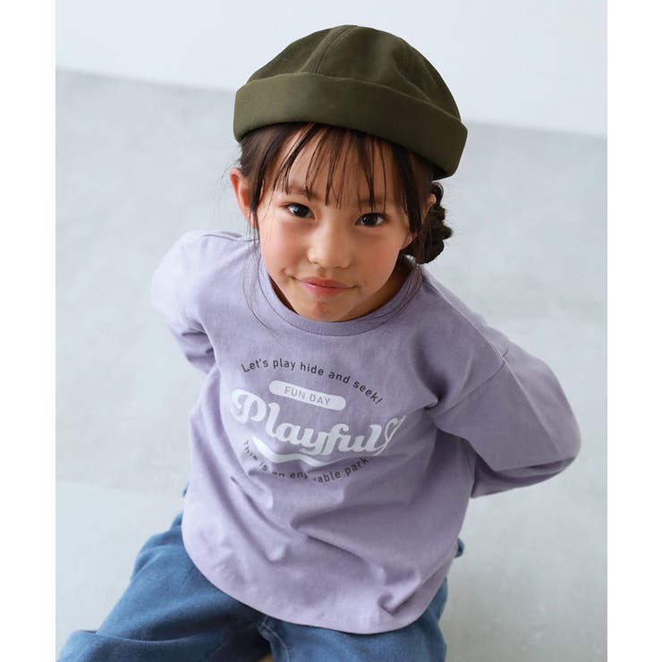 008-ロゴ-Sバイオレット | 綿100％ デビラボ ガールズ | devirock