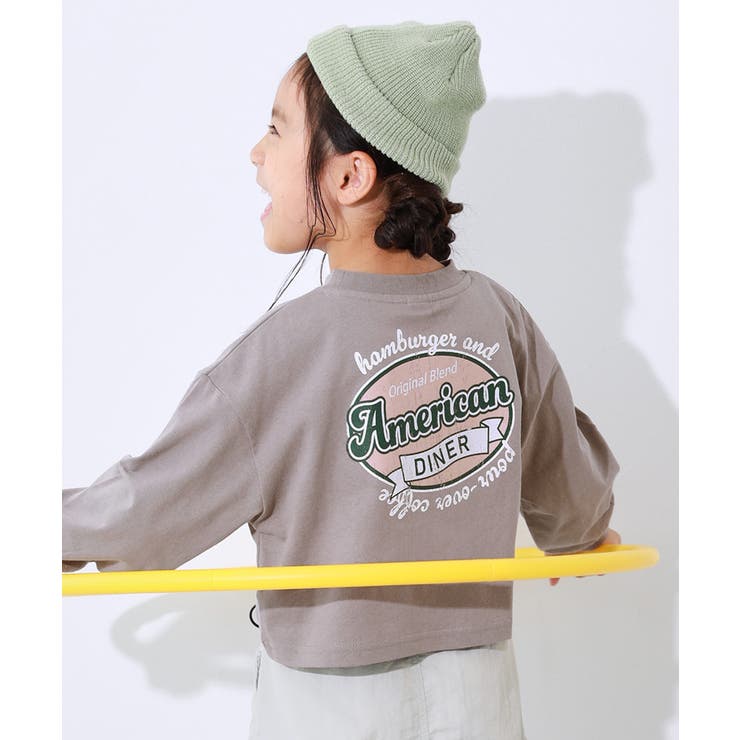 008-バックロゴ2-ピンクグレージュ | 綿100％ デビラボ ガールズ | devirock