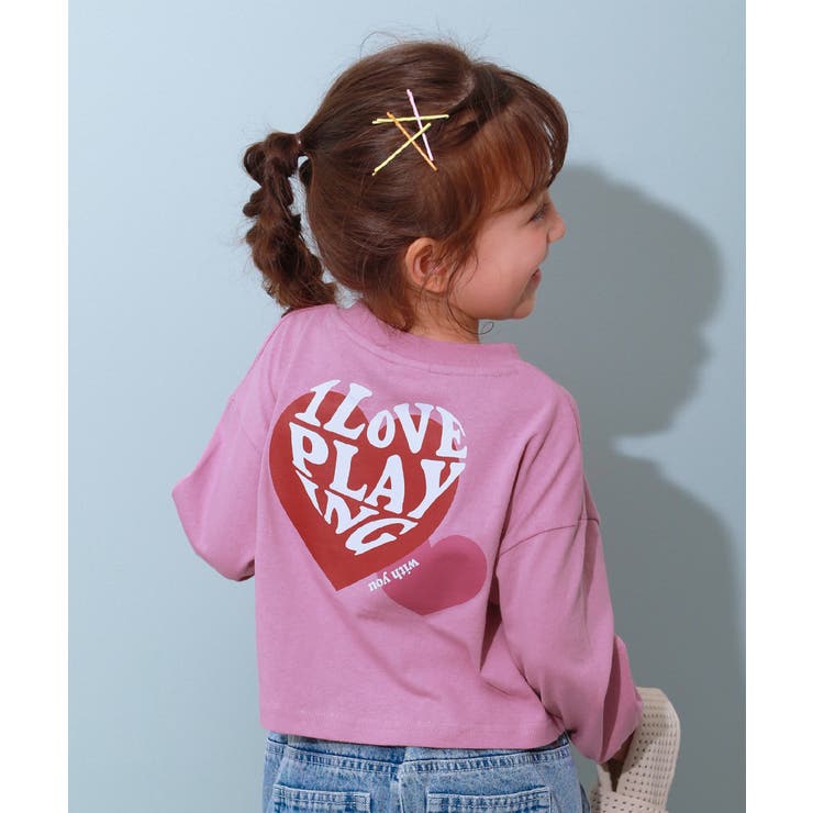 009-ハート-モーブピンク | 綿100％ デビラボ ガールズ | devirock