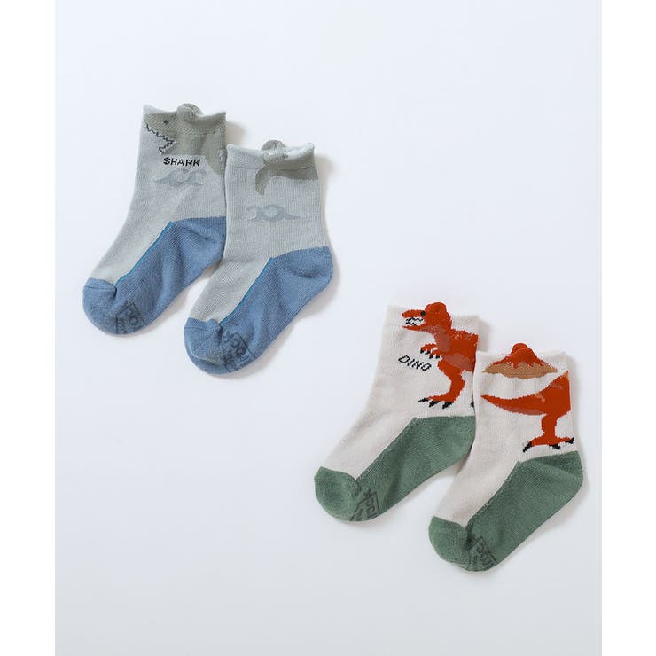 001 | 2足セット 1人で履きたい 取っ手付きモチーフソックス | devirock