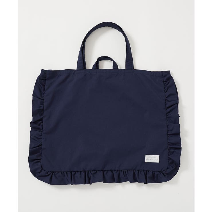 マチ付き フリルレッスンバッグ 子供服[品番：VR000010321]｜devirock