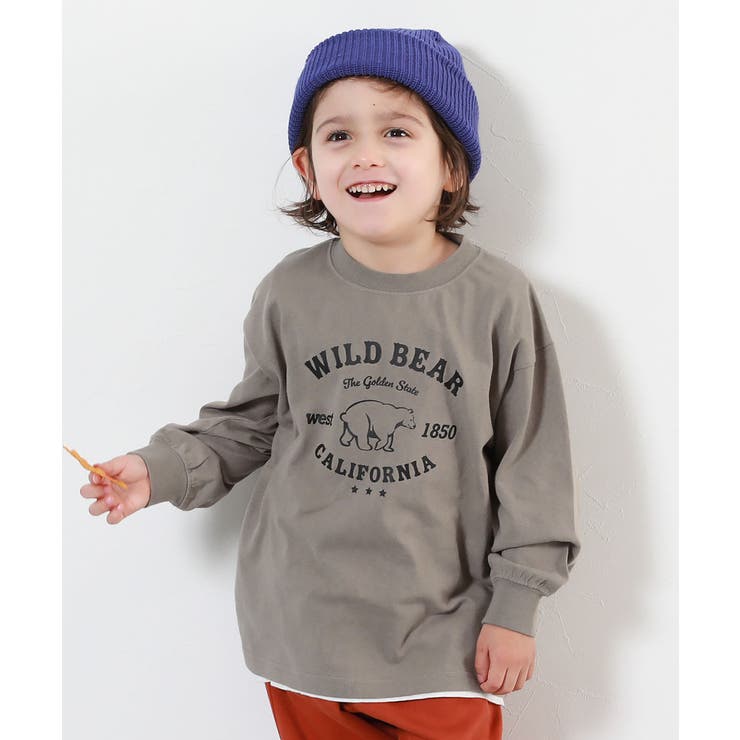 022-ベア-Dグレージュ | 綿100% デビラボ BIGシルエット | devirock