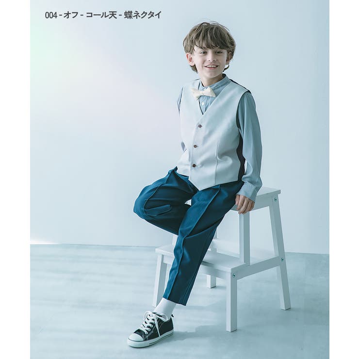 美品⭐︎デビロック⭐︎スーツ 4点セット⭐︎蝶ネクタイ⭐︎140サイズ 美品⭐︎デビロック⭐︎スーツ 4点セット⭐︎蝶ネクタイ⭐︎140