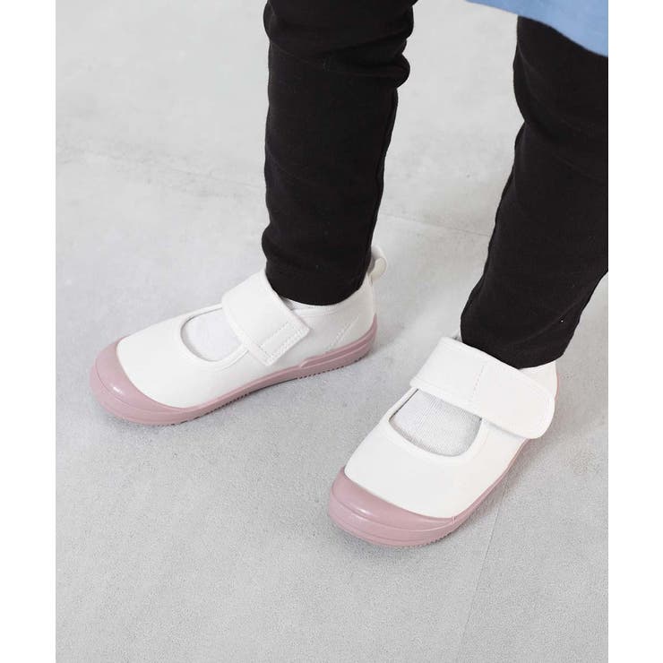 006-ダスティピンク | ゆったりフィット ベルトでサイズ調整できる 上履き | devirock