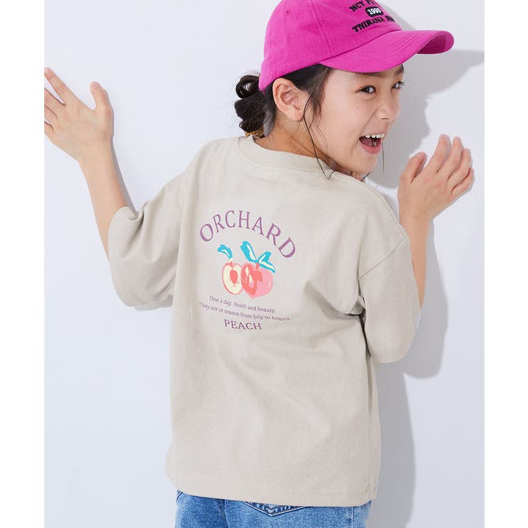 005-ピーチ-Lグレー | 綿100％ デビラボ ガールズ | devirock