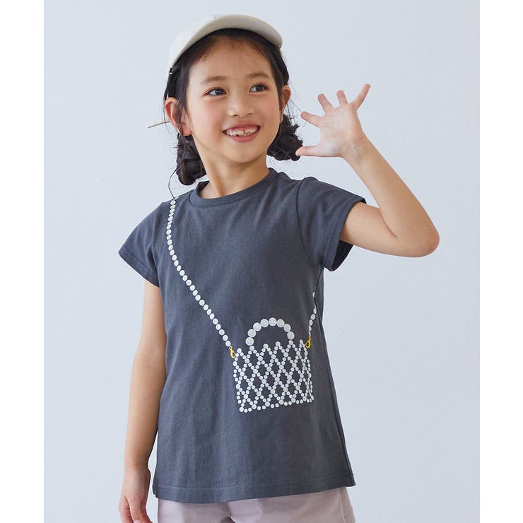 005-バッグ-スミクロ | 綿100％ デビラボ プリントチュニックTシャツ | devirock