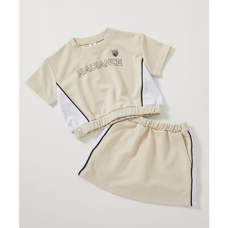 ガールズ スポーティーセットアップ 子供服[品番：VR000010412