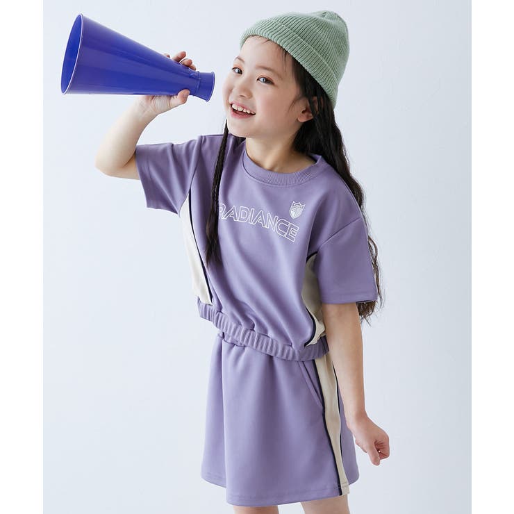 ガールズ スポーティーセットアップ 子供服[品番：VR000010412