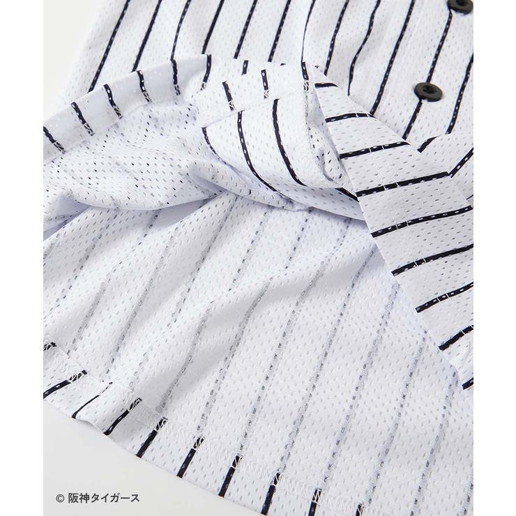 阪神タイガースコラボ 大人ベースボールシャツ 子供服[品番