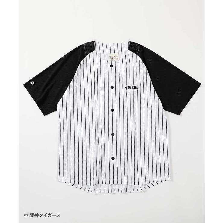 阪神タイガースコラボ 大人ベースボールシャツ 子供服[品番