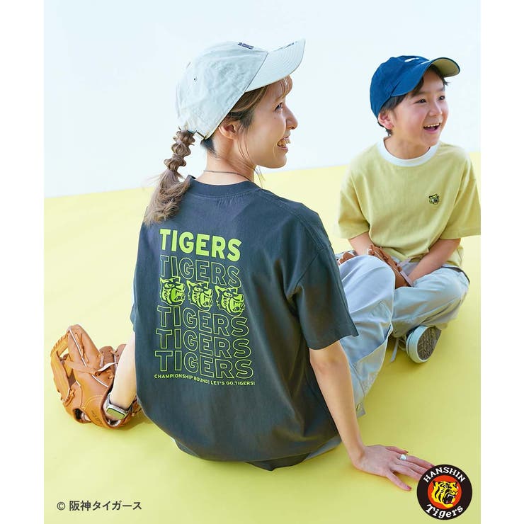 阪神タイガースコラボ 大人半袖Tシャツ 子供服[品番：VR000010469