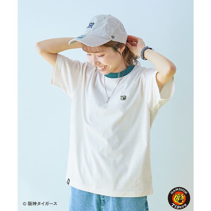 005-トラS-オフホワイト | 阪神タイガースコラボ 大人半袖Tシャツ 子供服 | devirock