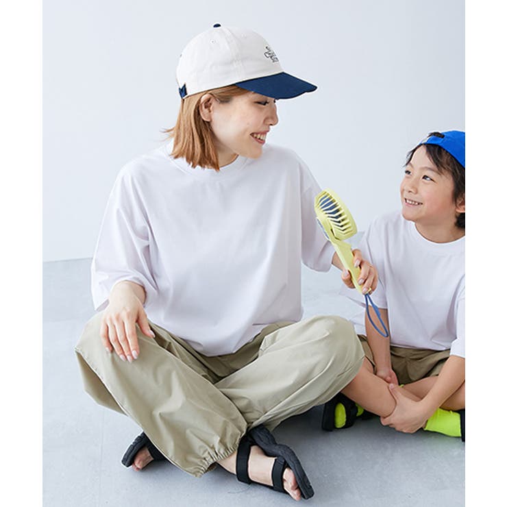 ホワイト | 【ひやシャリ】接触冷感 無地 ビッグシルエット | devirock