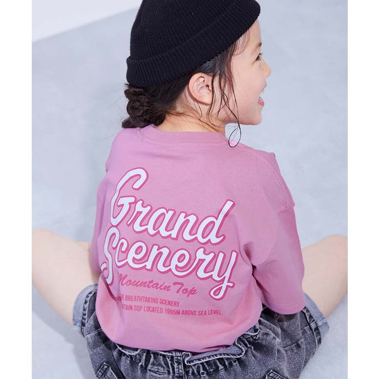 003-ロゴ2-モーブピンク | 綿100％ デビラボ BIGシルエット | devirock