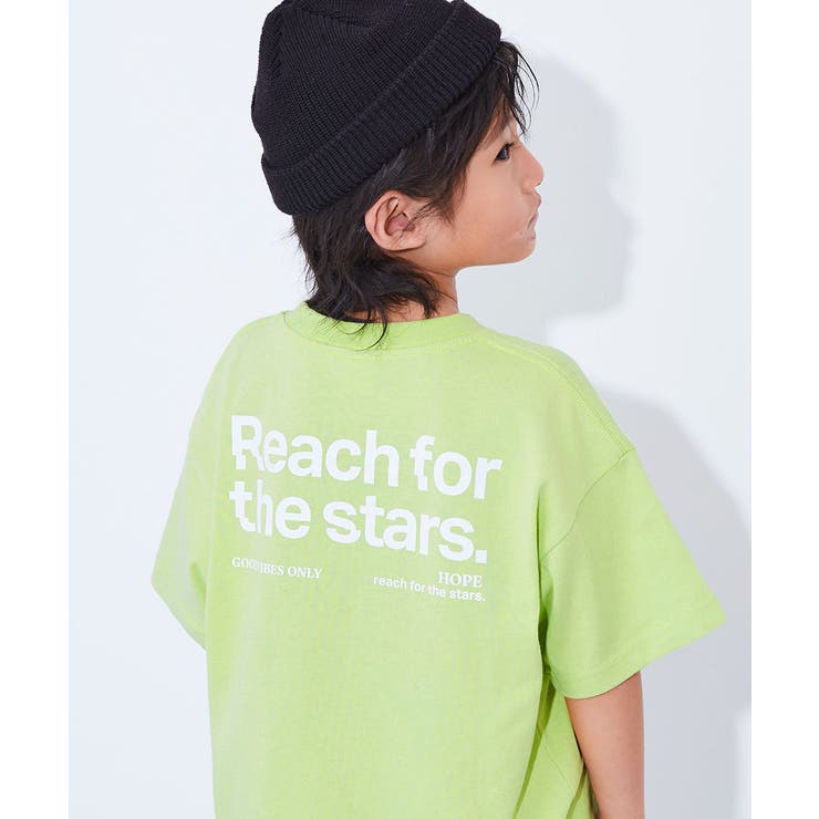 010-ロゴ4-Lイエローグリーン | 綿100％ デビラボ BIGシルエット | devirock