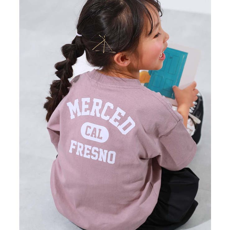 008-ロゴ3-くすみピンク | 綿100％ デビラボ BIGシルエット | devirock