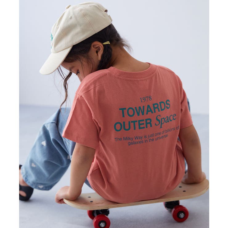 009-ロゴ3-ソフトコーラル | 綿100％ デビラボ BOXシルエット | devirock