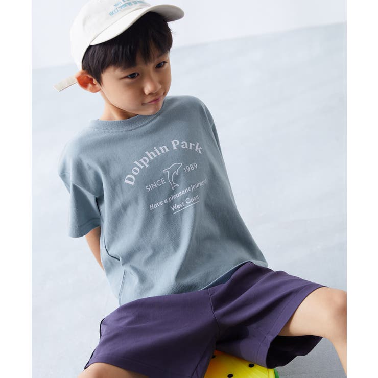 008-Dolphin-ダスティブルー | 綿100％ デビラボ BOXシルエット | devirock