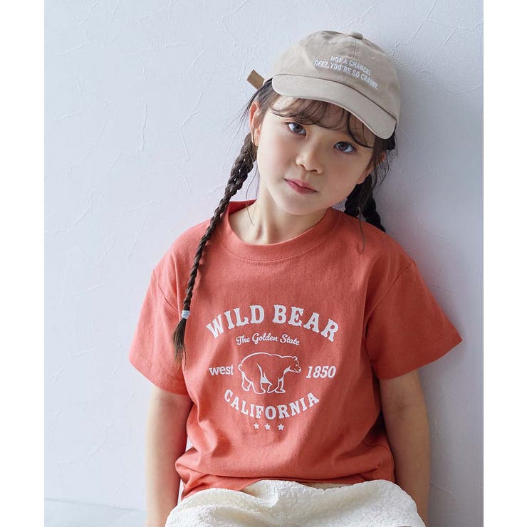 010-BEAR-ソフトコーラル | 綿100％ デビラボ BOXシルエット | devirock