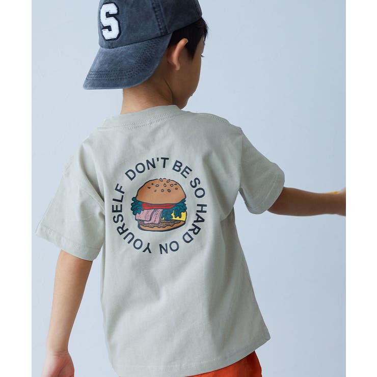 017-バーガー-Lグレー | 綿100％ デビラボ BOXシルエット | devirock