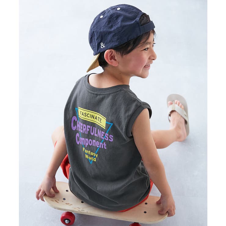 007-ロゴ4-スミクロ | 綿100％ デビラボ BIGシルエットプリントタンクトップ | devirock