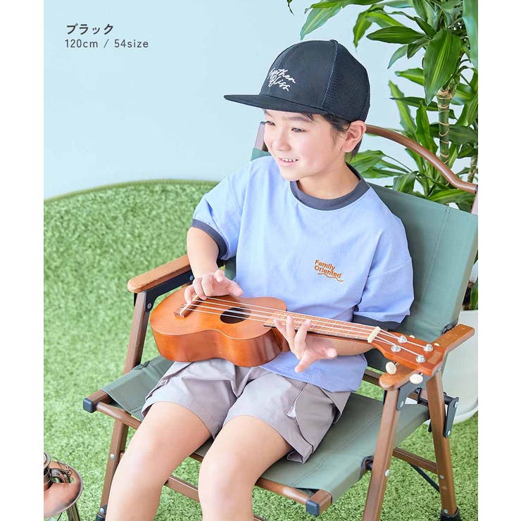 おーちゃんコラボ 親子で使える フラットバイザーメッシュキャップ | devirock | 詳細画像8 