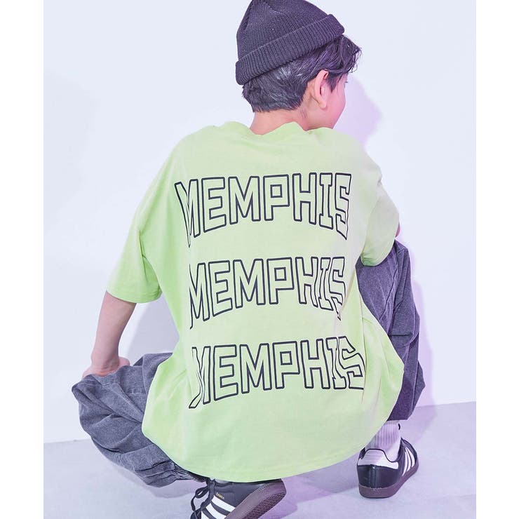007-ロゴ-Lイエローグリーン | BIGシルエット プリント 半袖Tシャツ | devirock