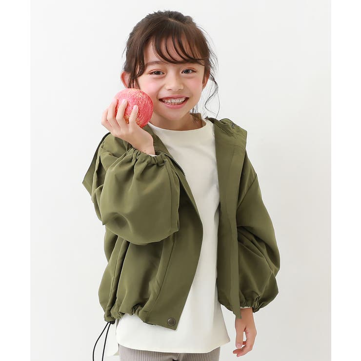 Dカーキ | 2WAYで着られる バルーンシルエット マウンテンパーカー | devirock