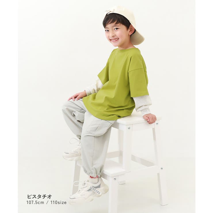 レイヤード風 長袖Tシャツ 子供服 | devirock | 詳細画像10 