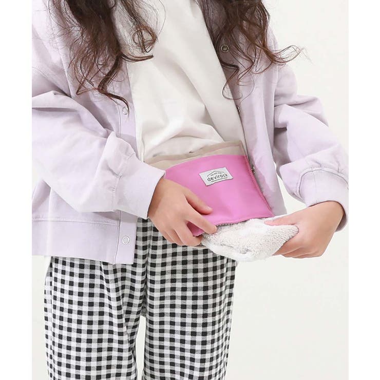 003-モーブピンク | 洗える ハンカチをすぐに出せる 移動ポケット | devirock