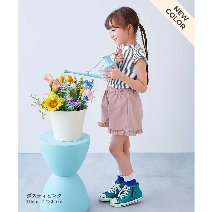 水はじく 撥水ナイロン 裾フリルショートパンツ(水陸両用) | devirock | 詳細画像10 
