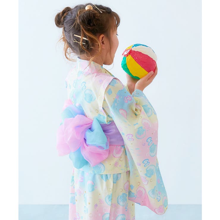 【新品未開封】カシオペアタオル、ルームウェア【浴衣】セット（白・紫） 帯2本付きで華やか】簡単着付け ワンピースにもなる セパレート浴衣