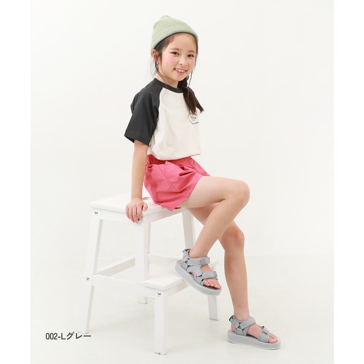 ふわもちボリュームソール スポーツサンダル 子供服[品番：VR000010044