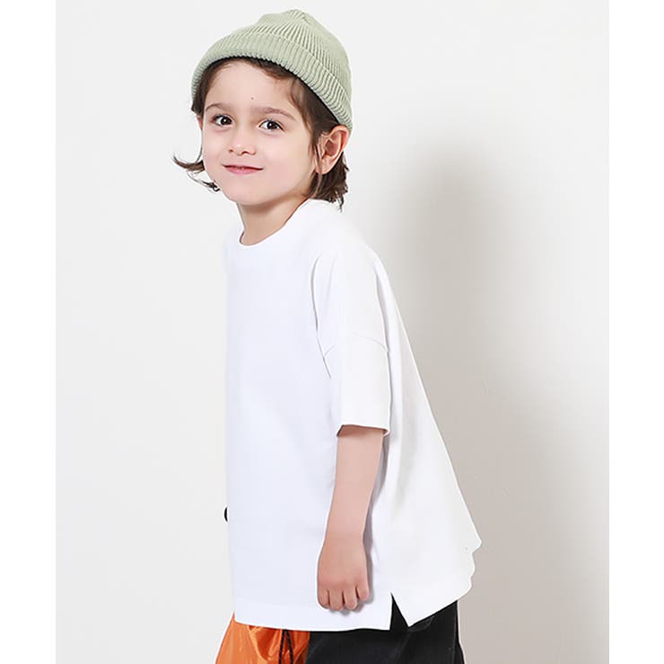 ホワイト | 綿100%お洗濯してもよれにくい ビッグシルエット 半袖Tシャツ | devirock